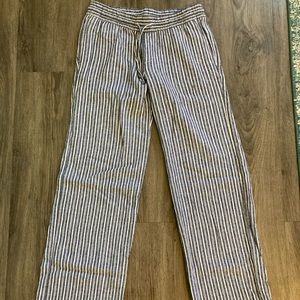 Old navy wide leg linen pants size XS
